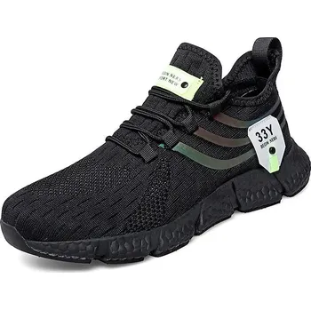 Pánské tenisky Pánské sportovní tenisky s prodyšným svrškem Barva: Černá, Velikost: 38