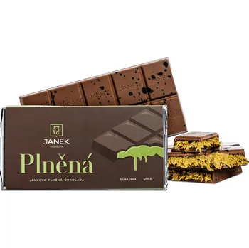 Čokoláda Čokoládovna JANEK JANKOVA Dubajská čokoláda - mléčná