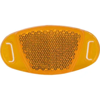 Cyklosvítilna Oranžová odrazka na kolo 1 ks