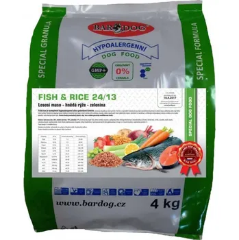 Krmivo pro psa Bardog Fish & Rice 4kg