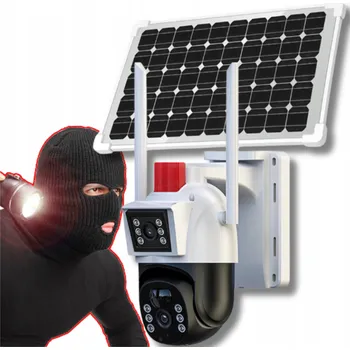 Bezpečnostní kamera EXTERNÍ BEZDRÁTOVÁ WIFI IP KAMERA SOLÁRNÍ FULL HD LED DETEKCE POHYBU