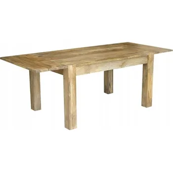 Jídelní stůl Obdélníkový rozkládací stůl Uno Design 160 x 90 x 76 cm, odstíny hnědé