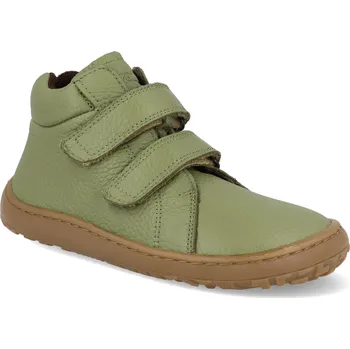 Dívčí obuv Barefoot kotníkové boty Froddo - Autumn Olive zelené Velikost: 25