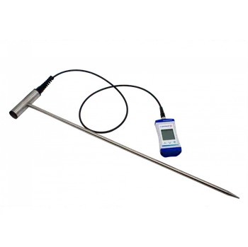 Senseca ECO 120-SoilTemp-1000 Robustní teploměr se zapichovací sondou Pt1000 pro měření teploty půdy a kompostu až do hloubky 1 m (dříve SoilTemp 1700)
