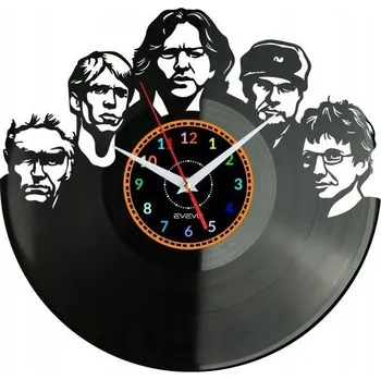 Hodiny Rock Band Nástěnné Hodiny Vinylová Deska Moderní Dekorativní U