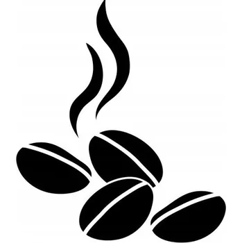 Samolepící dekorace Samolepka na stěnu spařená káva zrna 45x36cm