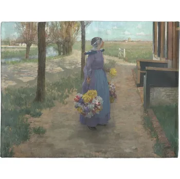 prostírání Prostírání na stůl Květinová dívka v Holandsku od George Hitchcocka