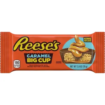 Čokoládová tyčinka Reese's Big Cup Caramel King Size 79g
