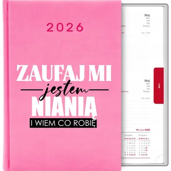 Kalendář Knižkový kalendář 2026 A5 růžový