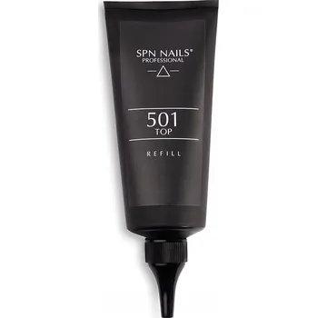 Lak na nehty Hybridní vrchní lak na nehty s vysokým leskem 501 Top 100ml Doplňovací balení SPN