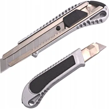 Pracovní nůž Nůž kovový Just Buy Shop univerzální 18 mm s ergonomickou rukojetí