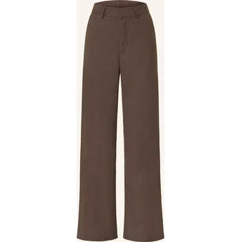 Dámské kalhoty Neo Noir Dámské Marlene Kalhoty Emmet, tmavě hnědá, 42