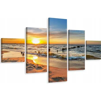 Obraz Vícedílný obraz Baltské moře krajina 3D 250x150 cm