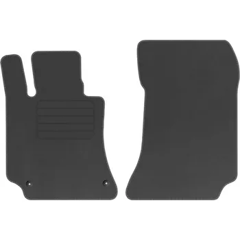 autokoberec Mercedes E W212 2009 - 2016 velurové autokoberce GRAFIT PŘEDNÍ STANDARDNÍ