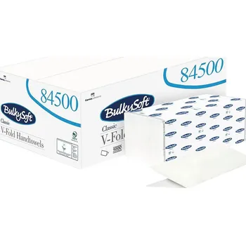 Papírový ručník BulkySoft 84500, papírový ručník 2 vrstvý skládaný Comfort V-Fold 4000 ks