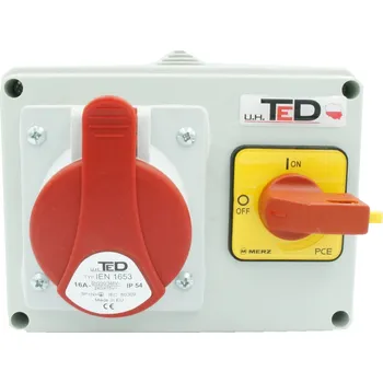 Rozvaděč Rozvaděč sada 16A 4P s vypínačem 0-1 malý