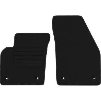 autokoberec Velurové autokoberce s upevněním v sadě Edecor