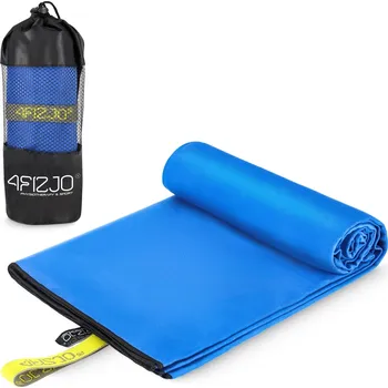 Ručník Rychleschnoucí ručník z mikrovlákna 130 x 75 cm modrý