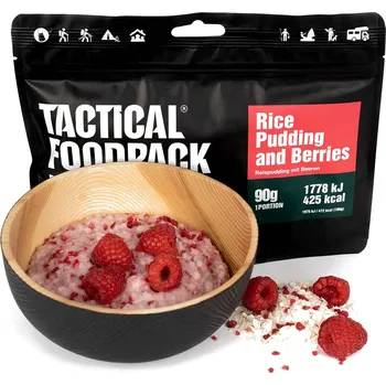 Lyofilizát Tactical Foodpack Rýžový nákyp s malinami 390 g