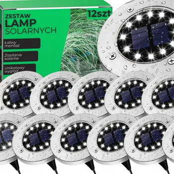 Venkovní osvětlení Solární lampa zapichovací briix stříbrná 13 cm 1 ks