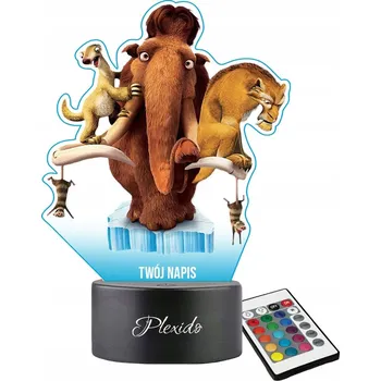 Lampička Plexido vícebarevná Noční lampa