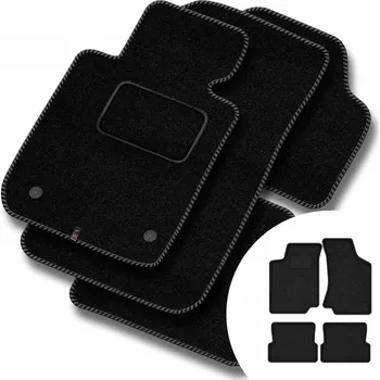 autokoberec Velurové autokoberce Motos 4 ks