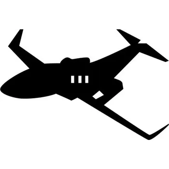 Samolepící dekorace Samolepka na stěnu letadlo vojenské 27x45cm