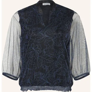 More & More Dámská Halenka S 3/4&nbsp;Rukávy, tmavě modrá / modrá, 34