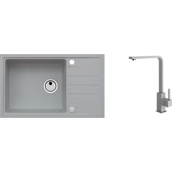 Granitový dřez SET ALVEUS INTERMEZZO 130 - 81 + BATERIE AFRA 81