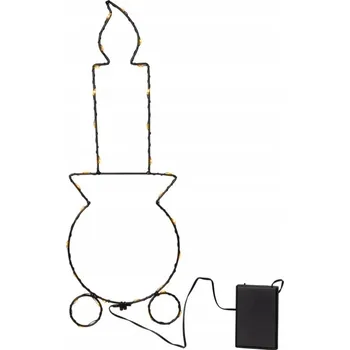 Vánoční dekorace Vánoční LED dekorace CANDLY 41 cm na baterie