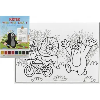 omalovánky Krtek - Plakátové omalovánky A3