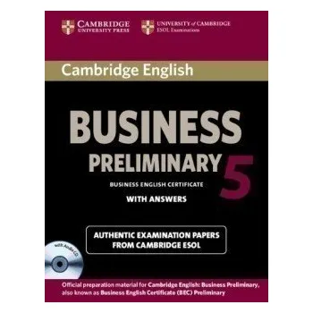 Cizí jazyk Cambridge BEC 5 Preliminary: Self-study Pack