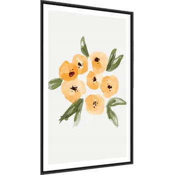 Obraz Plakát na Zeď KVĚTINY Malované Akvarelem 50x70