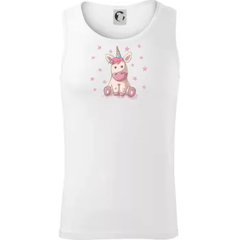 Jednorožec miminko - Tílko pánské Core - 2XL ( Bílá )