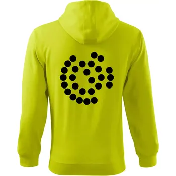 Pánská mikina SpaceX Super Heavy Raptor 2 - Mikina s kapucí na zip trendy zipper - S ( Limetková )