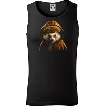 Ježek v bundě - Tílko pánské Core - XL ( Černá )