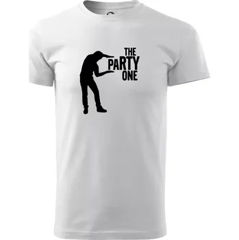 Pánské tričko Bachelor party - The party one - Triko extra velké (5-8XL) - 6XL ( Bílá )