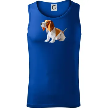 Bígl slepený z papíru - Tílko pánské Core - L ( Královská modrá )