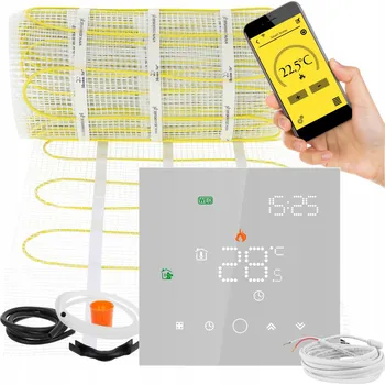 Topná rohož SADA Vyhřívací podložka pod dlaždice MA-160W/m2 9m2