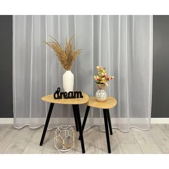 Příslušenství pro záclonu a závěs Krásná hotová záclona hladký BÍLÝ VOÁL S LEMOVKOU 290x250 krásná jemná