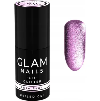 Lak na nehty Hybridní lak Glam Nails 611 Rose Pearl 6 ml
