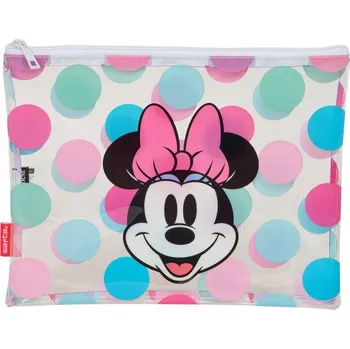 Penál Penál Minnie Mouse Beach Vícebarevný Průhledný