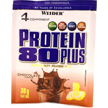 Protein Weider Protein 80 Plus 30 g KASEINÁT VÁPNÍKU WPC IZOLÁT MLÉKA CHOCOLATE