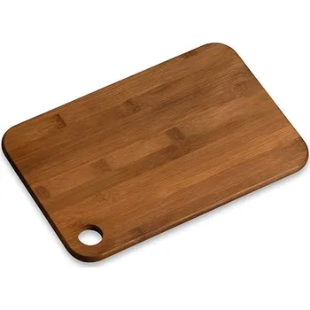 Kuchyňské prkénko KESPER Prkénko na krájení, 28 × 18,5 × 1 cm, tmavý bambus