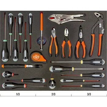 Dláto Bahco Nářadí v pěně 23 ks