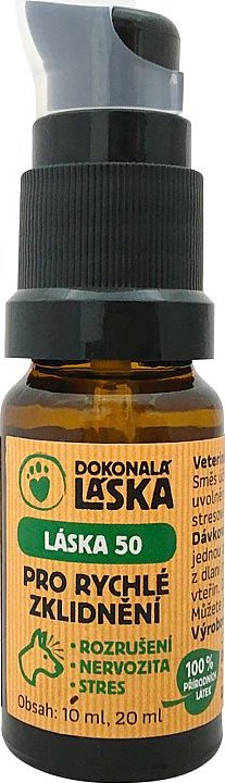 Dokonalá láska s.r.o. LÁSKA 50 Pro rychlé zklidnění - 10ml