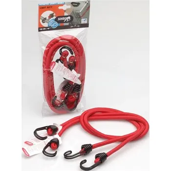 Upínací popruh ACI Gumicuk s 2 dvojitými háky, 100 cm, 2ks