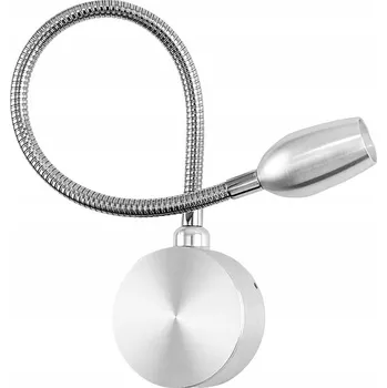 Nástěnné svítidlo Nástěnné svítidlo LUPPOLO stříbrné integrovaný LED zdroj 3 W