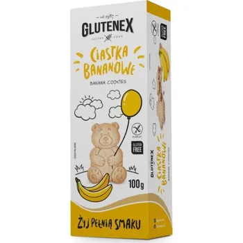 Bezlepkové banánové sušenky 100 g - GLUTENEX