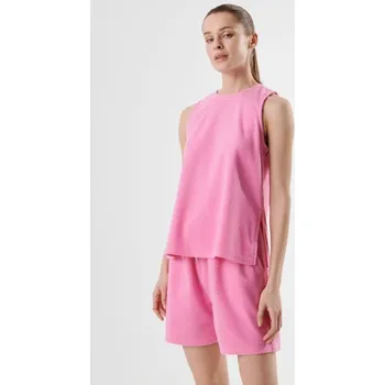 Dámské tričko Sinsay - Top basic - růžová - 8837J-30X - 8837J-30X-S